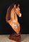 Italian Hand Carved Horse Bust Sculpture 4
