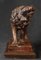 African Hand Carved Lion Statue 1