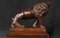 African Hand Carved Lion Statue 2