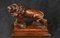 African Hand Carved Lion Statue 5