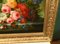 Victorian Artist, Still Life Oil with Flowers, Framed 4