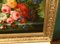 Viktorianischer Künstler, Stillleben Öl mit Blumen, gerahmt 4