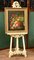 Victorian Artist, Still Life Oil with Flowers, Framed 1