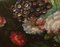 Dutch Artist, Still Life with Floral Spray, 1980s, Oil on Canvas, Framed 5