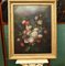 Dutch Artist, Still Life with Floral Spray, 1980s, Oil on Canvas, Framed 7