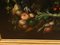 Artista vittoriano, natura morta con fiori e cherubino, pittura ad olio, Immagine 9
