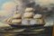 Paisaje marino de estilo victoriano, años 80, pintura al óleo, enmarcado, Imagen 4