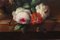 Natura morta floreale in stile vittoriano, pittura a olio, anni '80, con cornice, Immagine 8