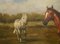 Victorian Artist, Horse and Pony, 19th Century, Oil Painting, Framed 6