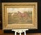 Artista victoriano, caballo y poni, siglo XIX, pintura al óleo, enmarcado, Imagen 4