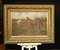 Artista victoriano, caballo y poni, siglo XIX, pintura al óleo, enmarcado, Imagen 2
