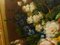 Artista, Paesi Bassi, Natura morta con spray floreale, anni '80, dipinto a olio, con cornice, Immagine 8