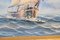 Artista inglés, paisaje marino, pintura al óleo, enmarcado, Imagen 10