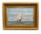Artista inglés, paisaje marino, pintura al óleo, enmarcado, Imagen 1