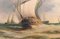 A. Hess, Paesaggio marino vittoriano con galeone marittimo, anni '80, dipinto a olio, con cornice, Immagine 11