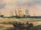 A. Hess, Victorian Seascape with Maritime Galleon Ship, 1980s, Oil Painting, Framed, Image 5