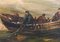 A. Hess, Victorian Seascape with Maritime Galleon Ship, 1980s, Oil Painting, Framed, Image 3