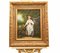 Victorian Style Artist, Gardening Lady Portrait, Oil on Canvas, Framed, Image 5