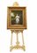 Victorian Style Artist, Gardening Lady Portrait, Oil on Canvas, Framed, Image 1
