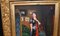 Dama vittoriana in spogliatoio, pittura a olio, con cornice, Immagine 4