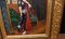 Dama vittoriana in spogliatoio, pittura a olio, con cornice, Immagine 3