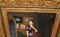 Dama vittoriana in spogliatoio, pittura a olio, con cornice, Immagine 7