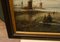 Artista, Paesi Bassi, Scena di fiume in stile rustico, anni '80, Olio su tela, con cornice, Immagine 2