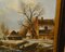 Artista holandés, escena rústica de río, años 80, óleo sobre lienzo, enmarcado, Imagen 8