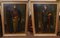Caballeros cruzados, pinturas al óleo, enmarcado. Juego de 2, Imagen 1