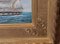 Artista vittoriano, Clipper Yacht Seascape, pittura a olio, con cornice, Immagine 2
