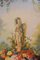 English Artist, Statue in Flower Arrangement, 19th Century, Oil Painting, Framed 6