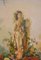 Artiste Anglais, Statue en Composition Florale, 19ème Siècle, Peinture à l'Huile, Encadrée 13