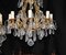 Nouveau French Cut Glass Ormolu Chandelier 6