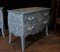 French Painted Commodes Chest Drawers Shabby Farmhouse, Set of 2 8