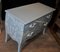 French Painted Commodes Chest Drawers Shabby Farmhouse, Set of 2 9