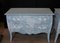 French Painted Commodes Chest Drawers Shabby Farmhouse, Set of 2 10