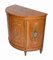 Adams Side Cabinets in Satinwood with Painted Regency Interiors, Set of 2 1