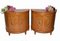 Adams Side Cabinets in Satinwood with Painted Regency Interiors, Set of 2 12