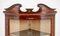 Mueble esquinero victoriano antiguo de madera satinada, década de 1880, Imagen 5