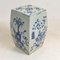 Sgabello Vaso in porcellana blu e bianco cinese, Immagine 4
