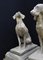Statuetta da giardino grande in pietra di cani da guardia, Regno Unito, set di 2, Immagine 8