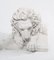 Italian White Stone Lions Gatekeeper Statues, 1980s, Set of 2 6