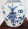 Chinese Blue White Porcelain Lidded Jars, Set of 2 7