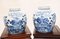 Chinese Blue and White Porcelain Urns Nanking Temple, Set of 2 2