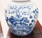 Chinese Blue and White Porcelain Urns Nanking Temple, Set of 2, Image 4