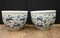 Chinese Blue and White Porcelain Planter Pots, Set of 2 3
