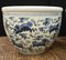 Chinese Blue and White Porcelain Planter Pots, Set of 2 4