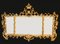 Espejo Chippendale Rococó de madera dorada, Imagen 1