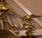 Espejo Chippendale dorado con pájaros ornamentados, Imagen 3