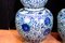 Blue and White Porcelain Ming Double Gourd Urns, Set of 2 5